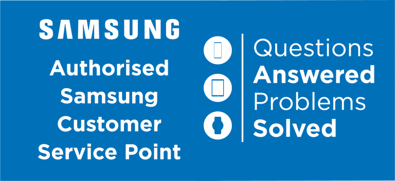Authorised Icon of a Samsung Customer Service Point