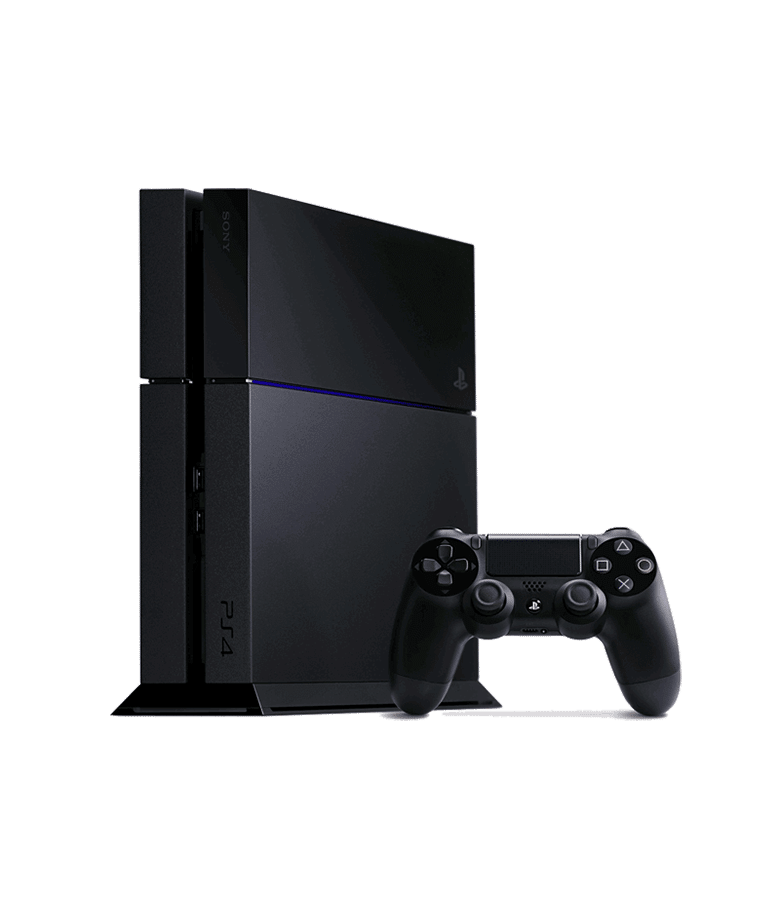 playstation 4 with controller