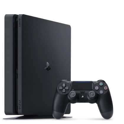 ps4 game console with a ps4 game controller