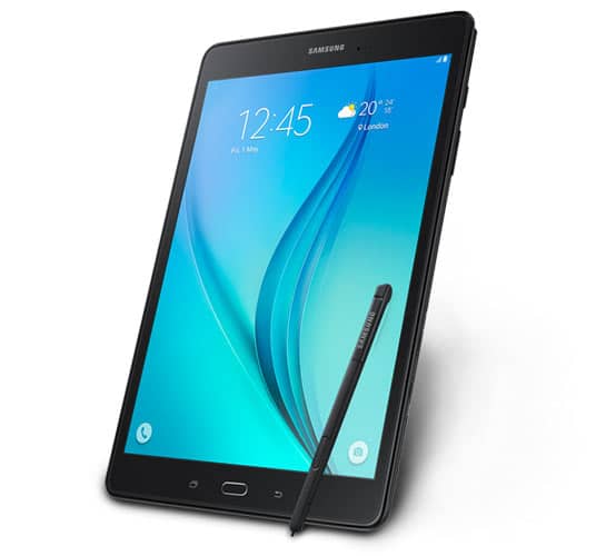 samsung galaxy tablet with touch pen